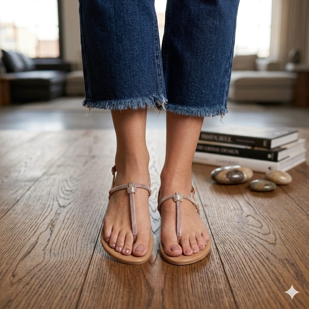 Crystal Glow Sandals