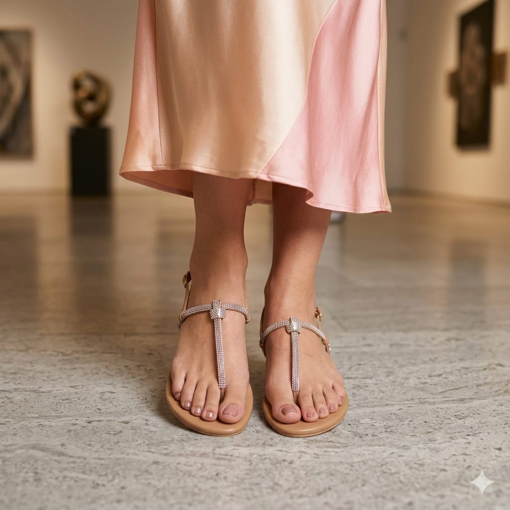 Crystal Glow Sandals