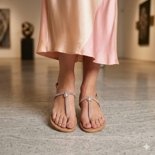 Crystal Glow Sandals