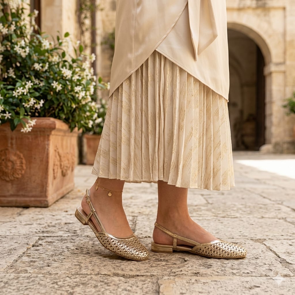Luxe Gold Flat