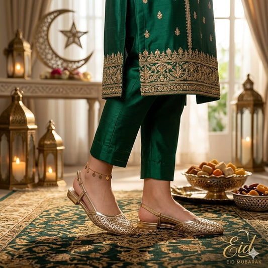 Luxe Gold Flat