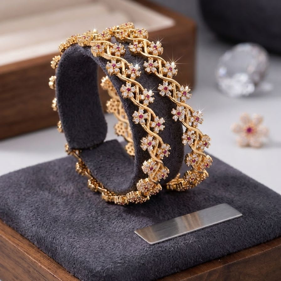 Polki Style Bangles