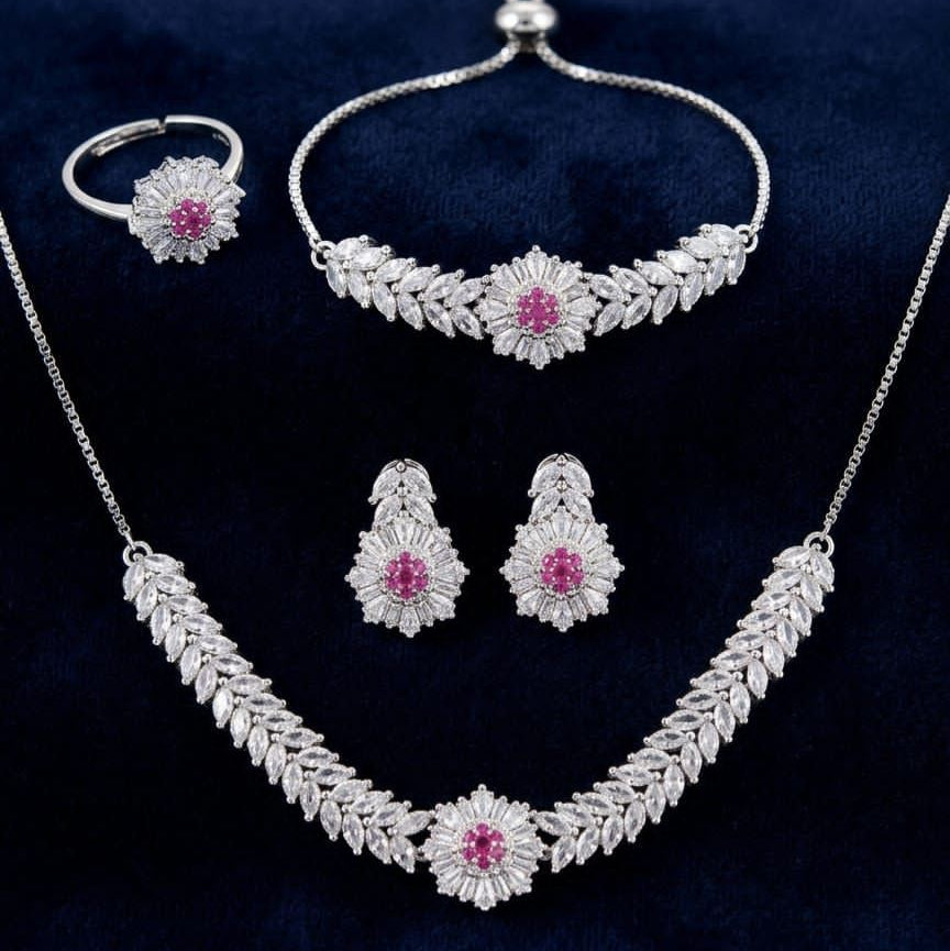 Zircon Flower Set