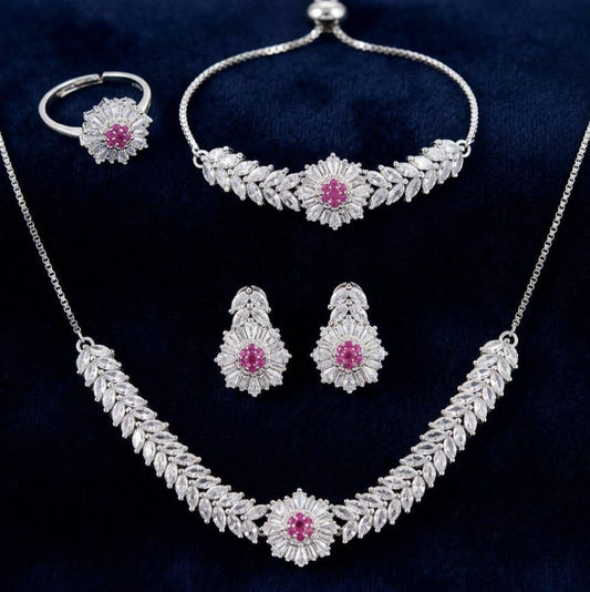 Zircon Flower Set